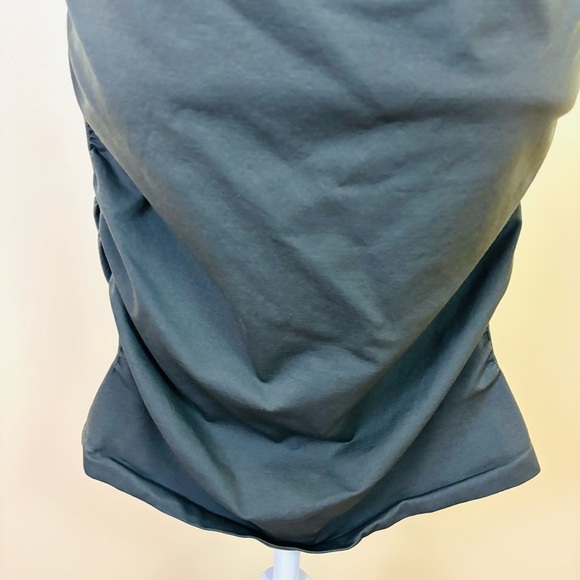 BLANQI Dark Green Square Neck Comfort Support Mini Maternity Dress (M/L) - Picture 11 of 14